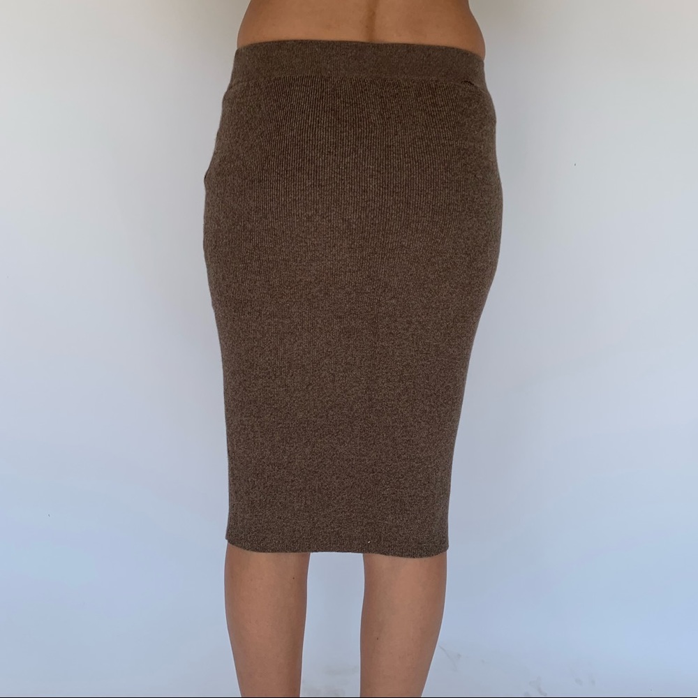 Anthropologie Cashmere pencil skirt